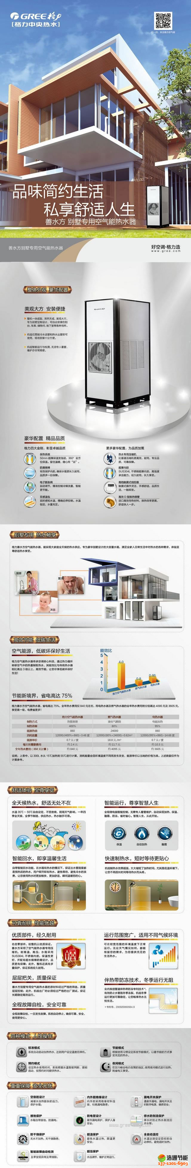 格力空氣能熱水器善水方產(chǎn)品特點